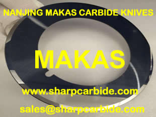 carbide slitting knife